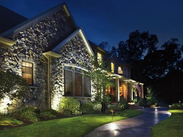 Outdoor lighting — image from AAA Land Management’s existing portfolio