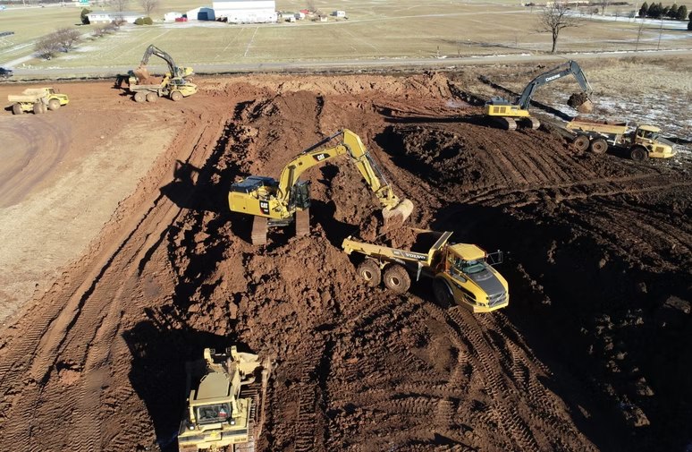 Grading and earthwork — image from AAA Land Management’s existing portfolio